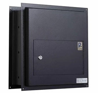 Image of Protex WDS-311 - White/Black Through-The Wall Locking Drop Box