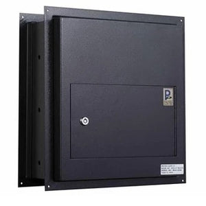Protex WDS-311 - White/Black Through-The Wall Locking Drop Box
