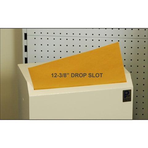 Image of Protex WDS-311 - White/Black Through-The Wall Locking Drop Box