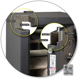 AMSEC TF5936E5P 34 Gun Fully Loaded Wide Body Gun Safe