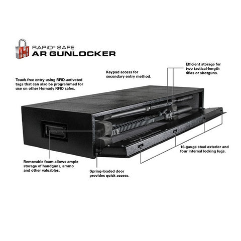 Image of Hornady Rapid HORN98190 AR Gunlocker Safe