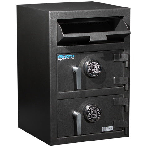 Image of Protex FDD-3020 Safe - B-rated Duel Compartment Depository Safe