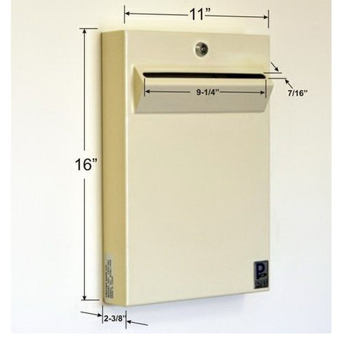 Image of Protex LPD-161 Protex Low-Profile Wall Mount Drop Box