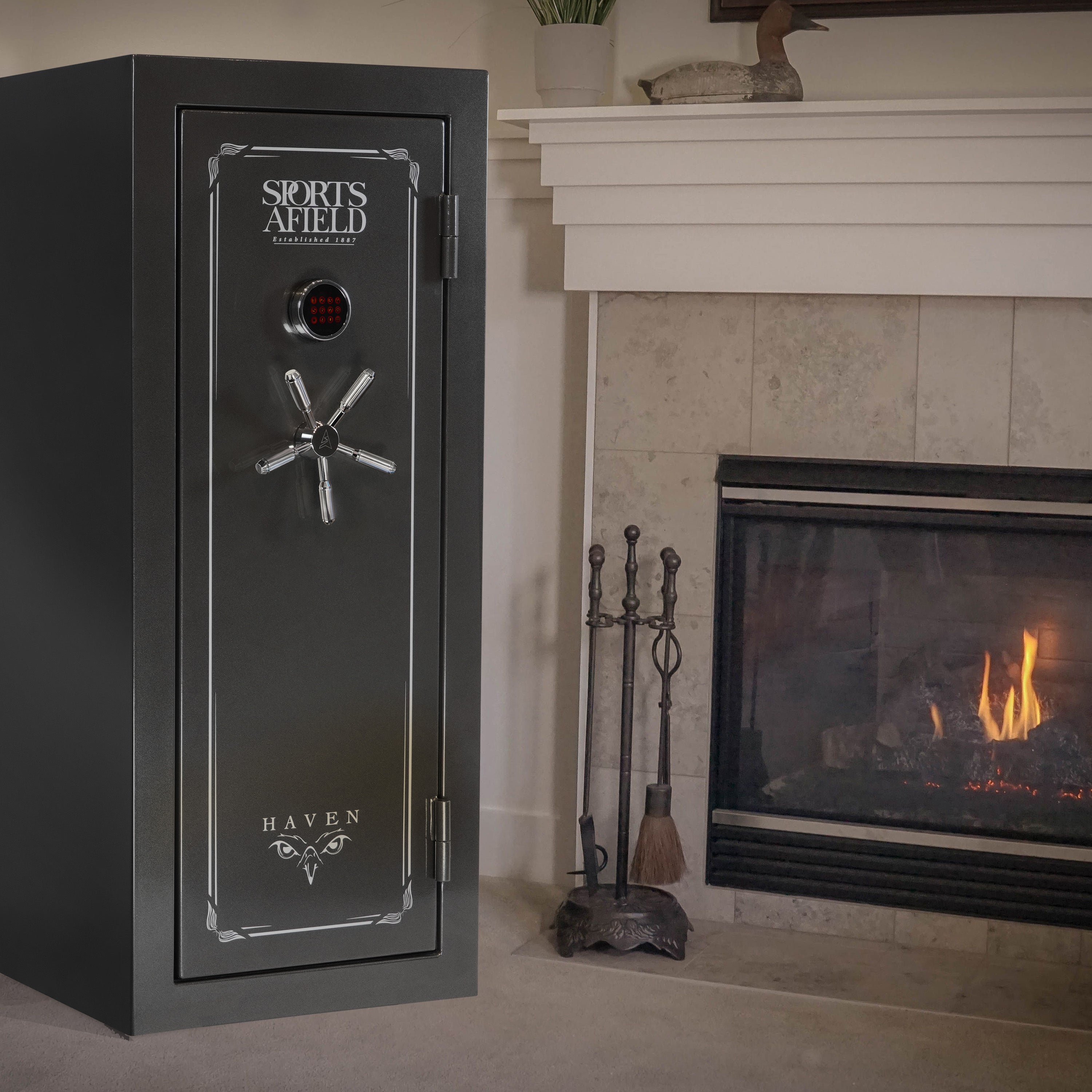 Sports Afield 24 Gun Safe | SA5925HX | Fire & WaterProof Haven Series 24 +4 Gun Safe