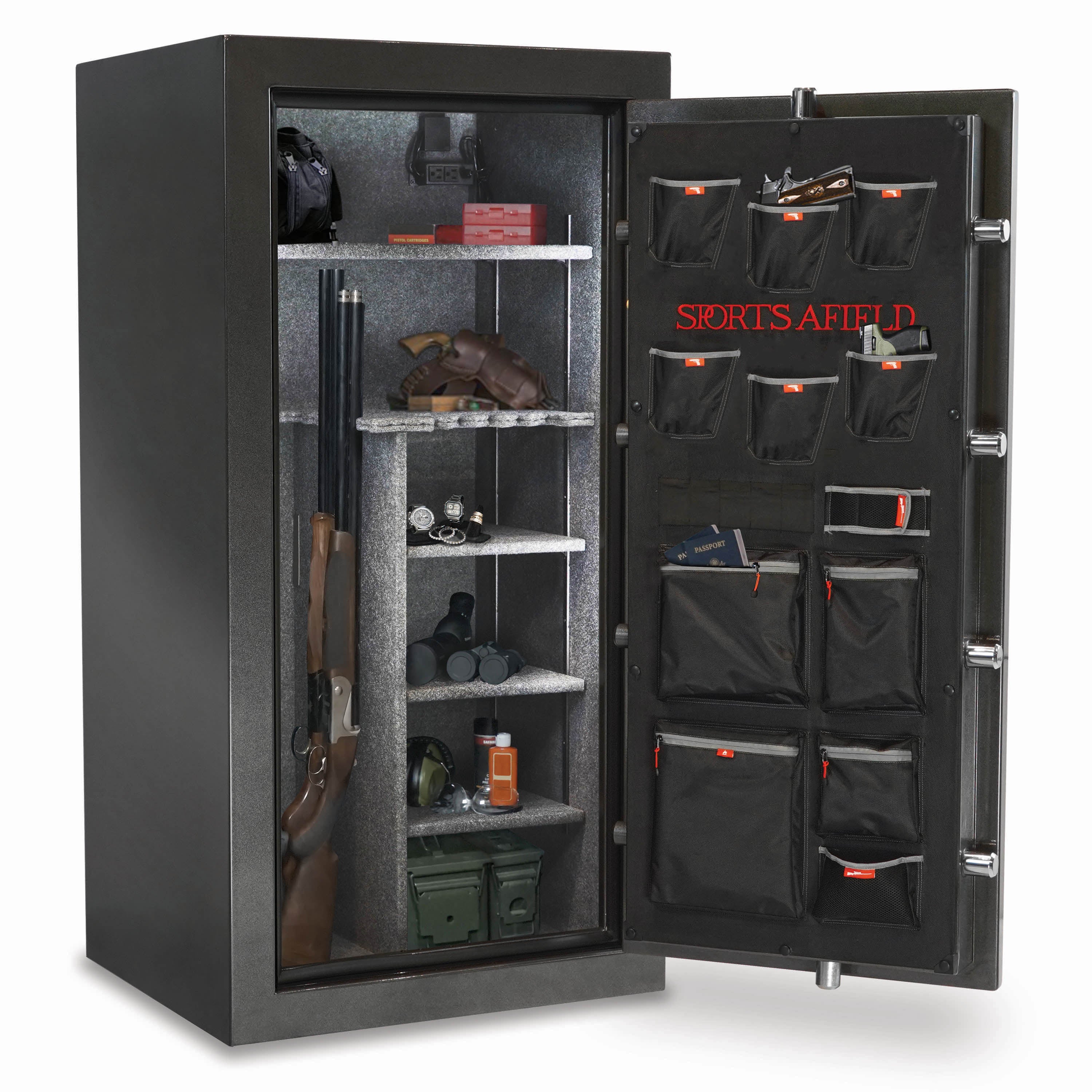 Sports Afield 36 Gun Safe |SA5930HX- BIO| Fireproof & Waterproof- Haven Gun Series