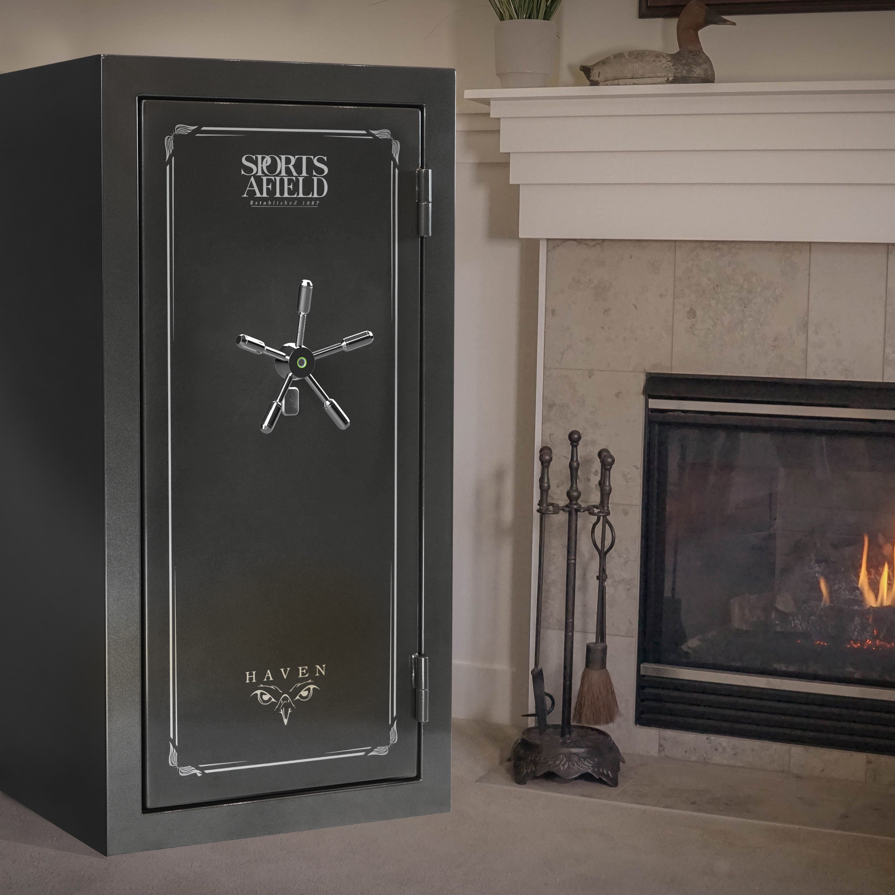 Sports Afield 36 Gun Safe |SA5930HX- BIO| Fireproof & Waterproof- Haven Gun Series