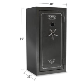 Sports Afield 36 Gun Safe |SA5930HX| Fireproof & Waterproof- Haven Gun Series