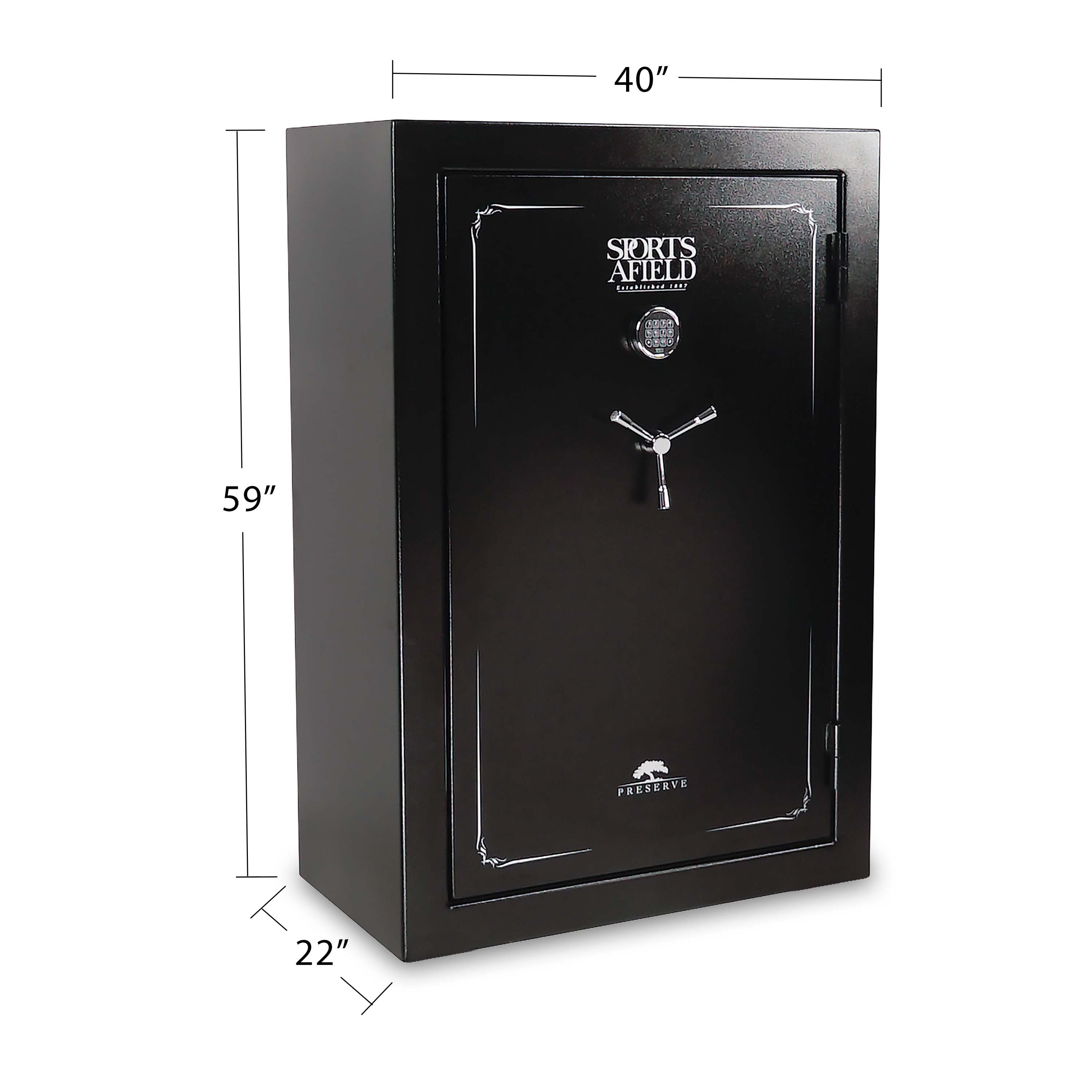 Sports Afield SA5940P Preserve Series Gun Safe - Fire & Water Proof Security Safe
