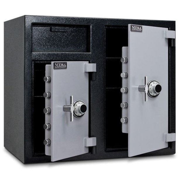 Mesa Safe MFL2731CC Depository Safe with Dual Doors Locks