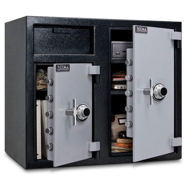Mesa Safe MFL2731CC Depository Safe with Dual Doors Locks