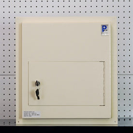Protex WDS-311 - White/Black Through-The Wall Locking Drop Box