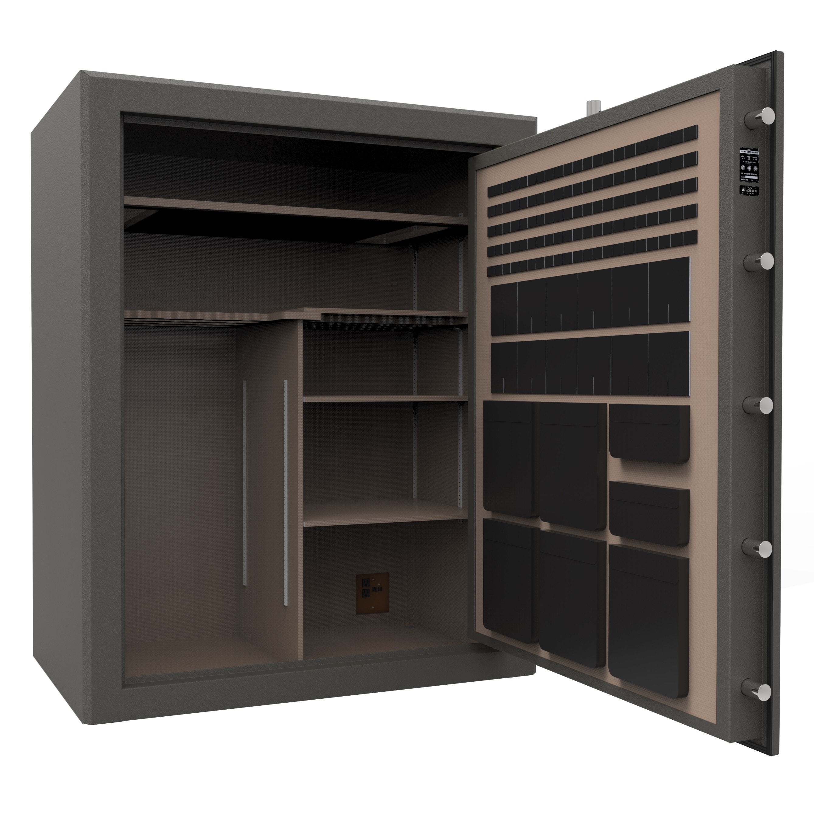 Cannon American Eagle Fireproof Gun Safe - 72 Gun Capacity, - USA Safe and Vault