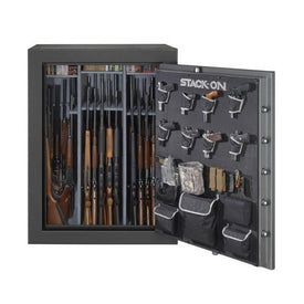 Stack-On Total Defense 69 Gun Capacity Fire Resistant/Waterproof Gun Safe- TD-69-GP-E-S